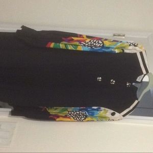 Albert Nipon Sheat dress comes below knees